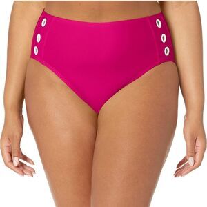 NWT DKNY Women's Standard High Waisted Full Coverage Bikini Bottom Bathing Suit